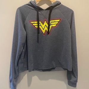 DC COMICS Licensed Wonder Woman Cropped Hoodie